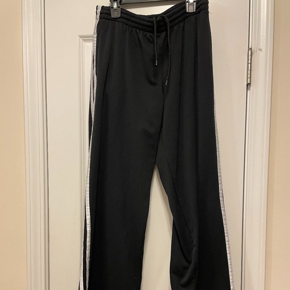 Men's Casual Jogging Track Pants With White Stripe Size Medium Steve & Barry's